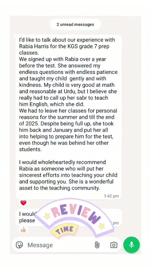 Parent video review preview