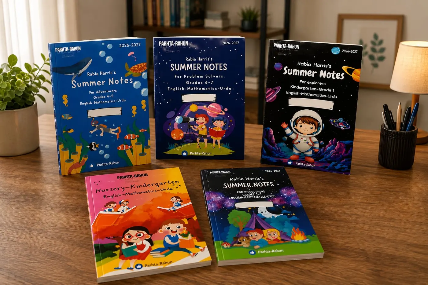 Complete Parhta-Rahun Summer Notes collection — Nursery through Grade 7