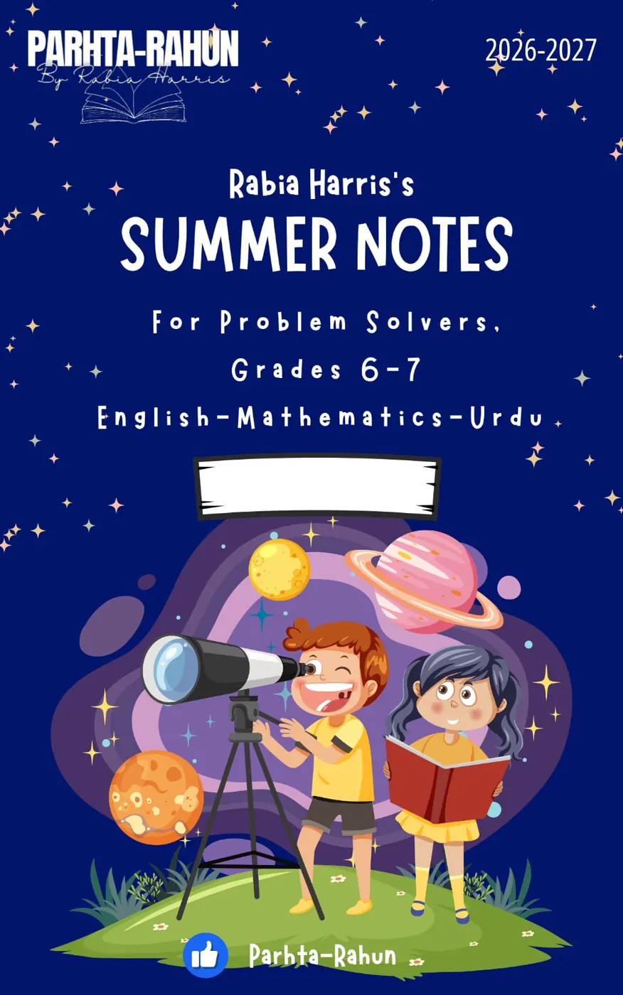 Summer Notes — Grade 6 – 7 — Grade 6 – 7
